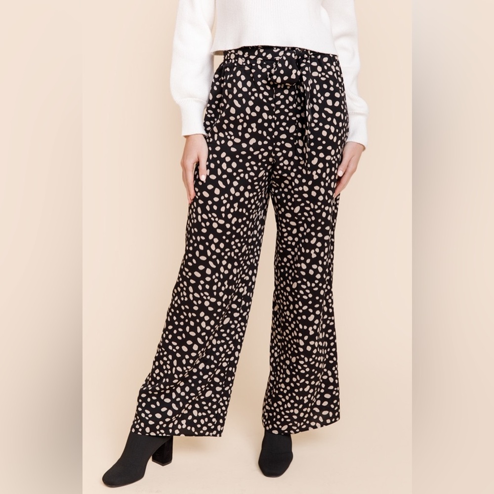 Jocelyn Tie Front Palazzo Pants - Youth 12